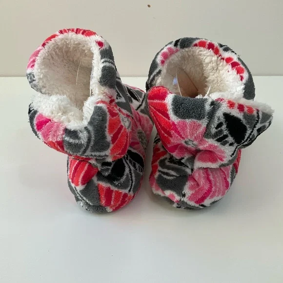 Vera Bradley Cherry Blossom Slipper Boots Women’s Size 7-8 - Picture 3 of 9